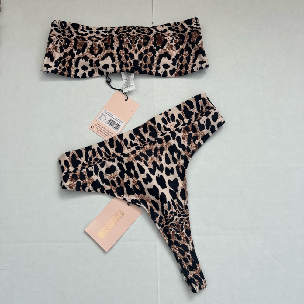 Missguided Leopard print bikini